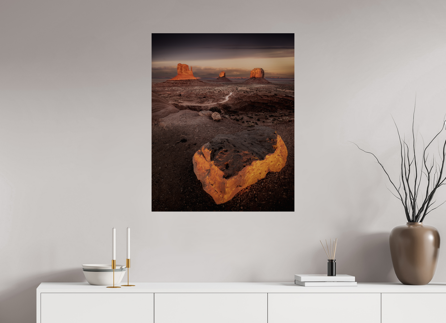 Monument Valley Sunset – “Sculpted by Time” Fine Art Print