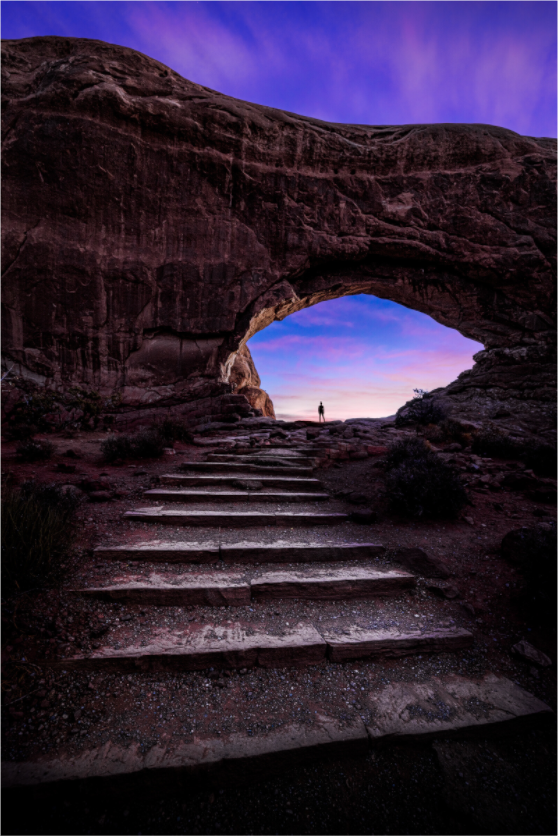 Arches National Park - "Stair Way to Heaven" Fine Art Print