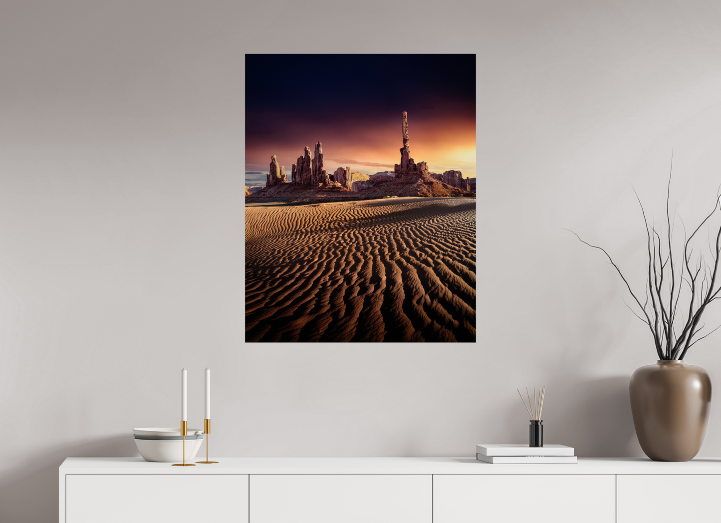 Monument Valley - "Sentinels of the Desert" Fine Art Print