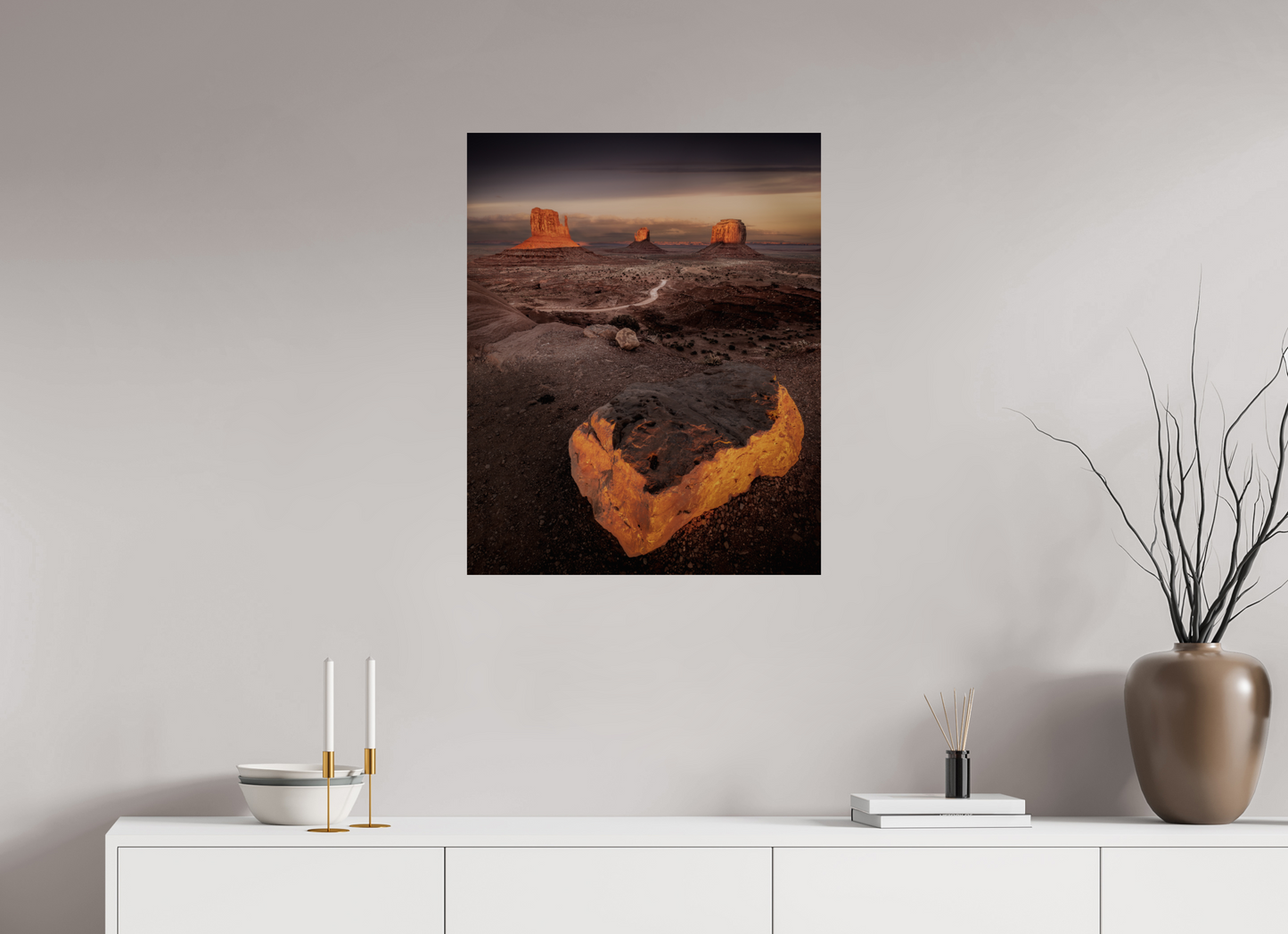 Monument Valley Sunset – “Sculpted by Time” Fine Art Print