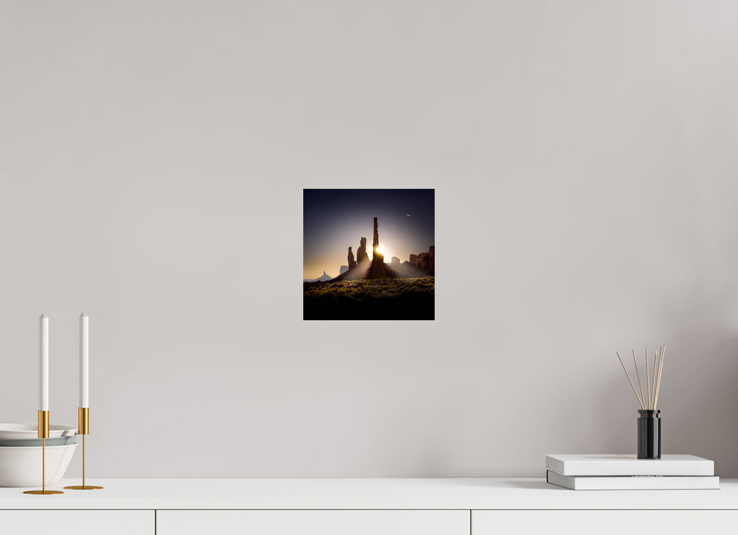 Monument Valley  - "Divine Dawn: Sun's Embrace" Fine Art Print