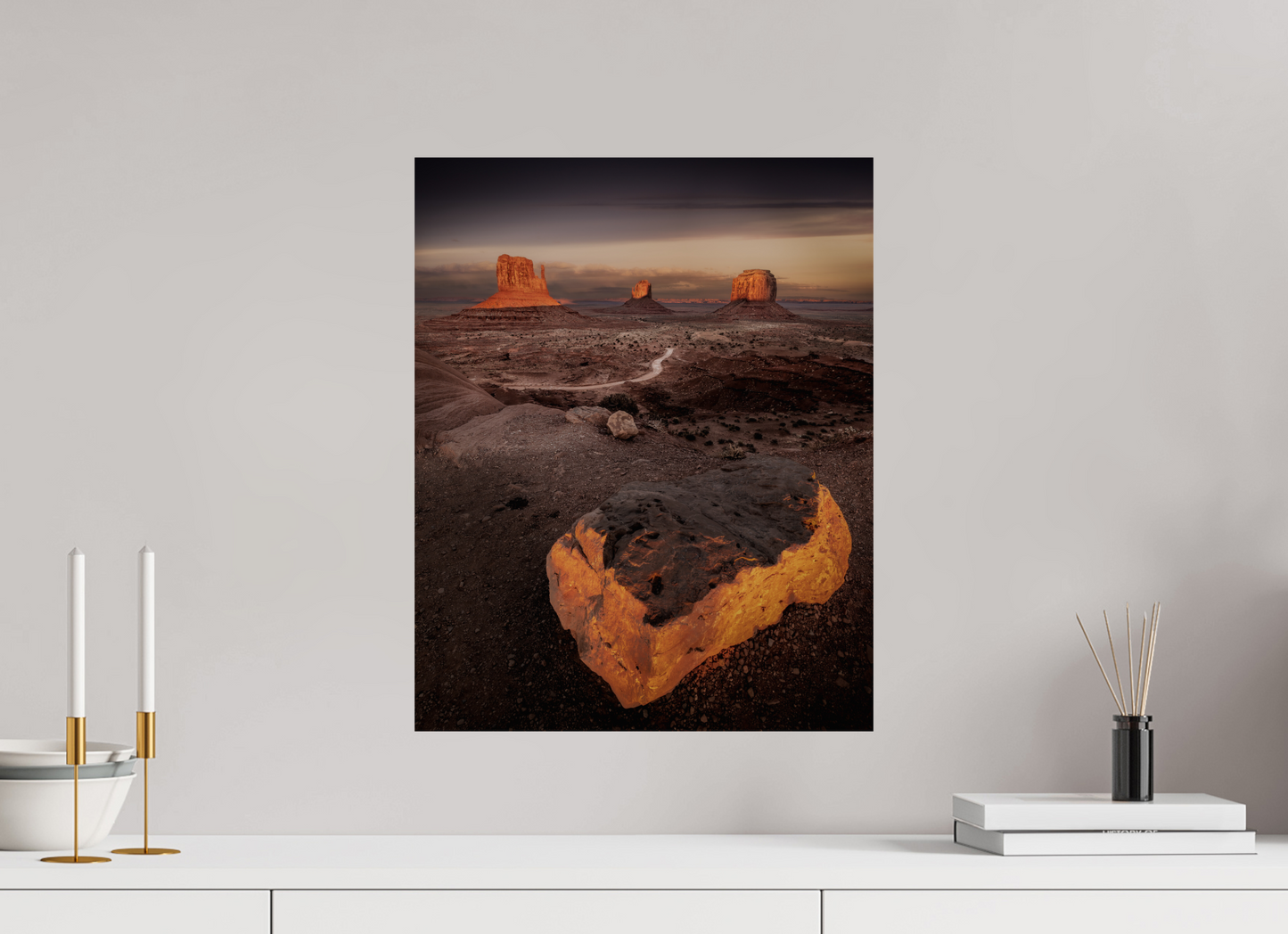 Monument Valley Sunset – “Sculpted by Time” Fine Art Print