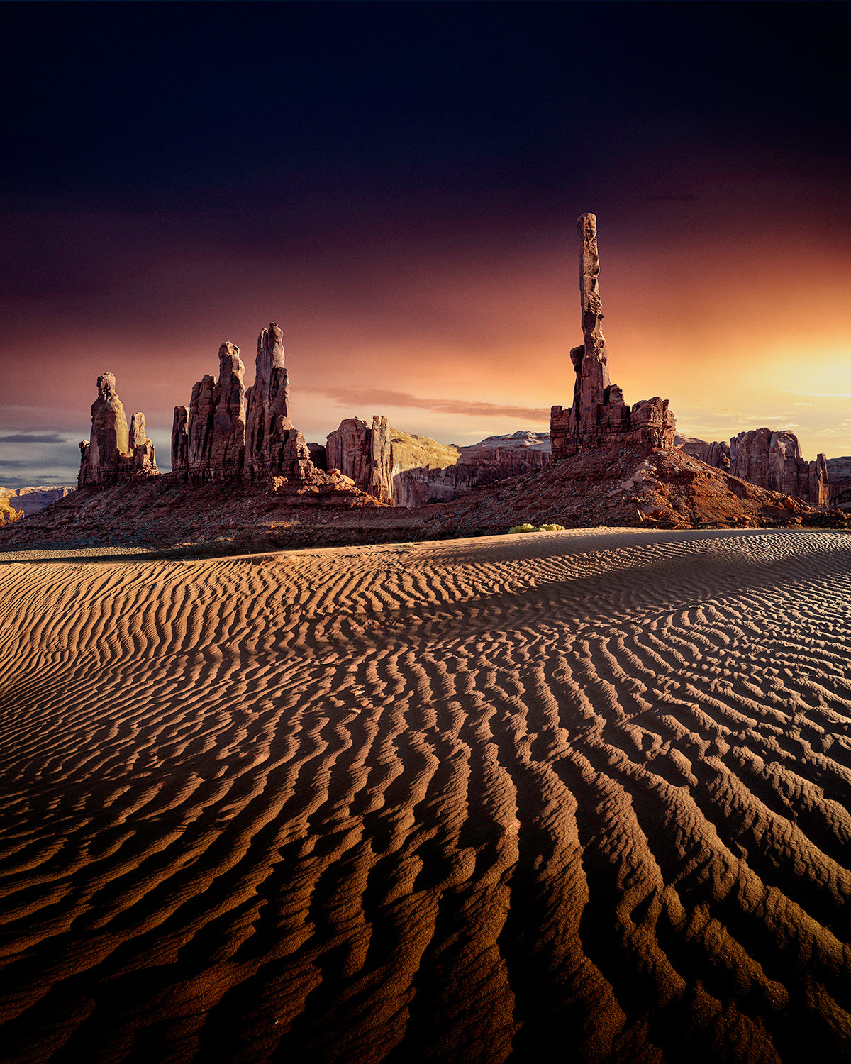 Monument Valley - "Sentinels of the Desert" Fine Art Print