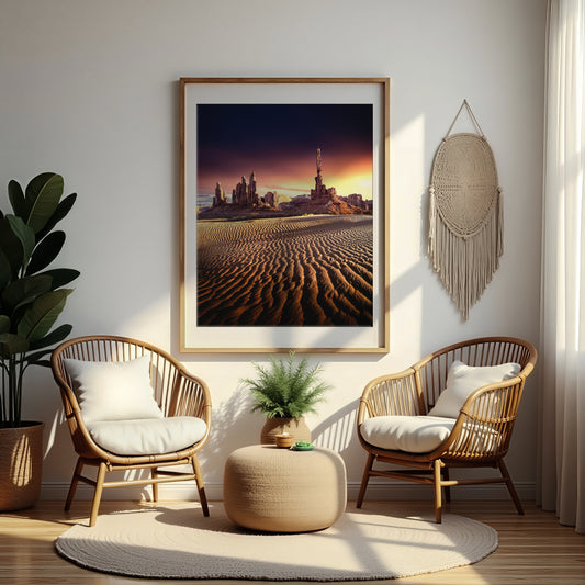 Monument Valley - "Sentinels of the Desert" Fine Art Print